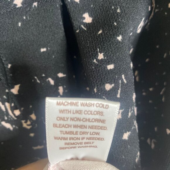 Luxe By Carmen Marc‎ Valvo Dress Size 12 Pink Black Fit & Flare - Picture 5 of 14